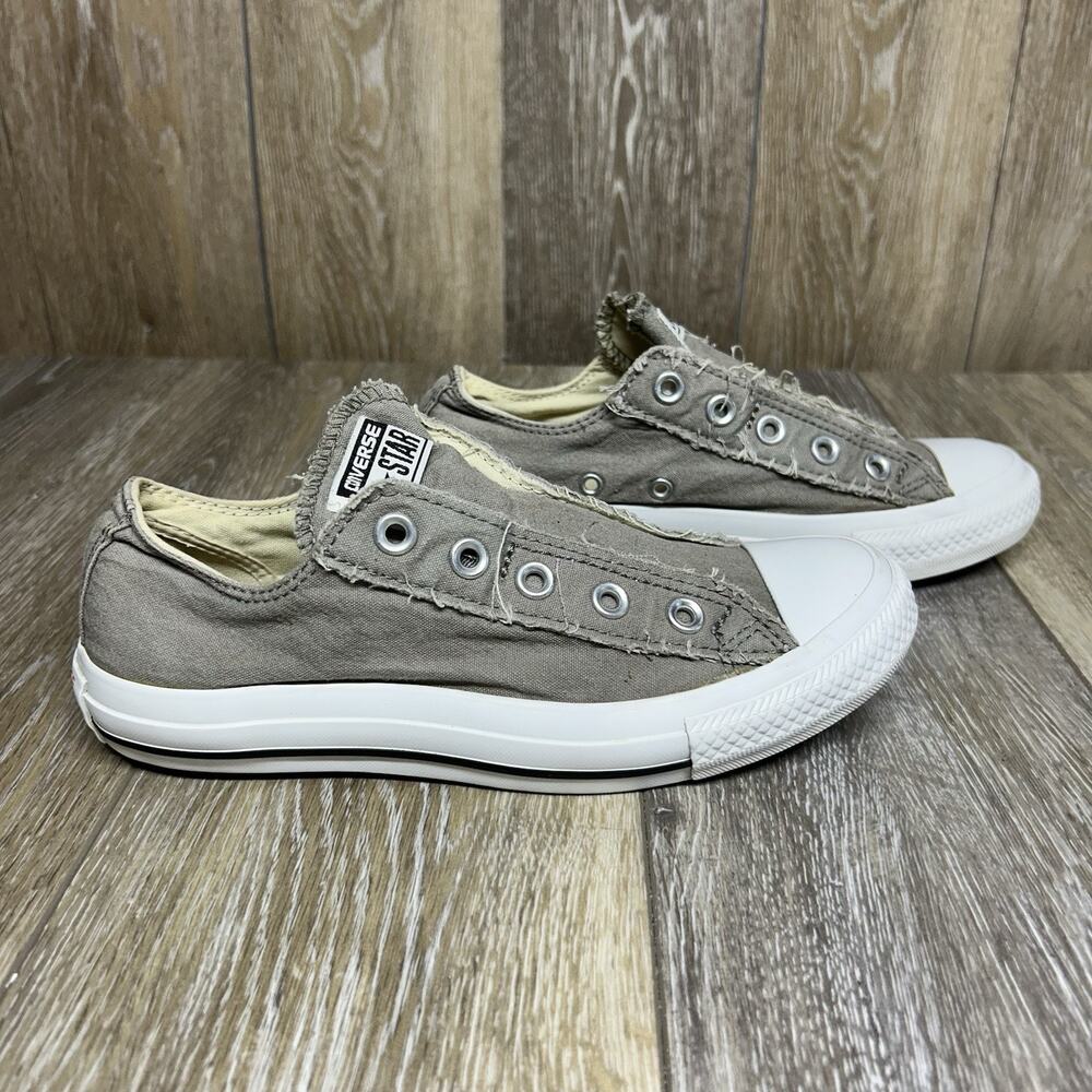 Converse Chuck Taylor All Star Grey Slip On Sneaker Shoes US Youth 4 / M 4 / W 6